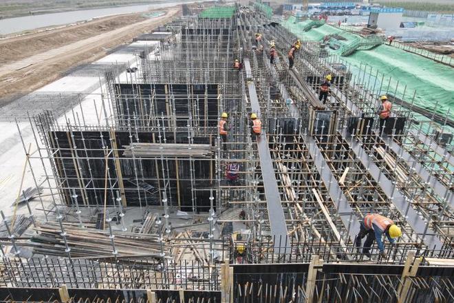JBO竞博入口天津重点水利工程跑出建立“加快率”(图1)